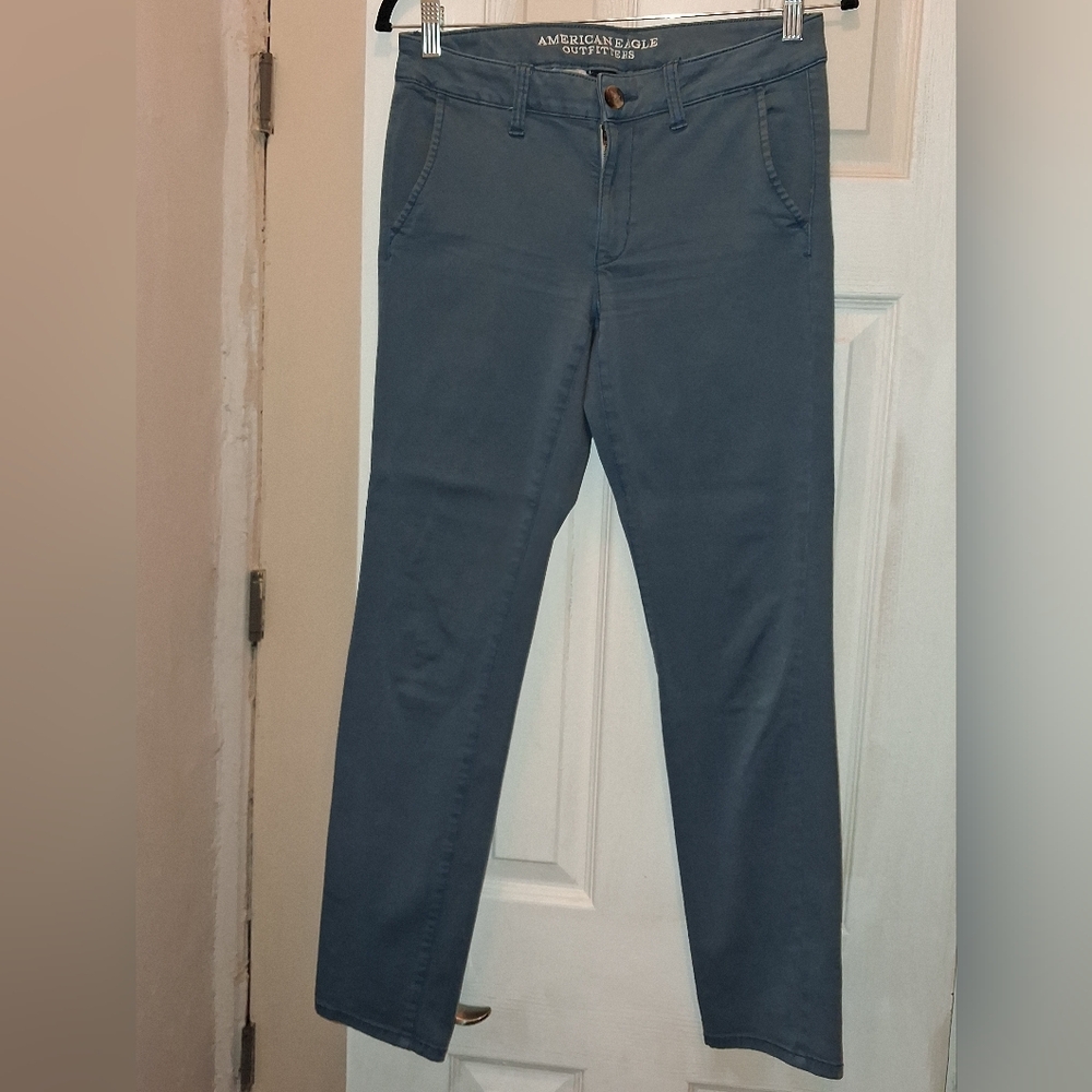 American Eagle Outfitters Blue Straight Pants